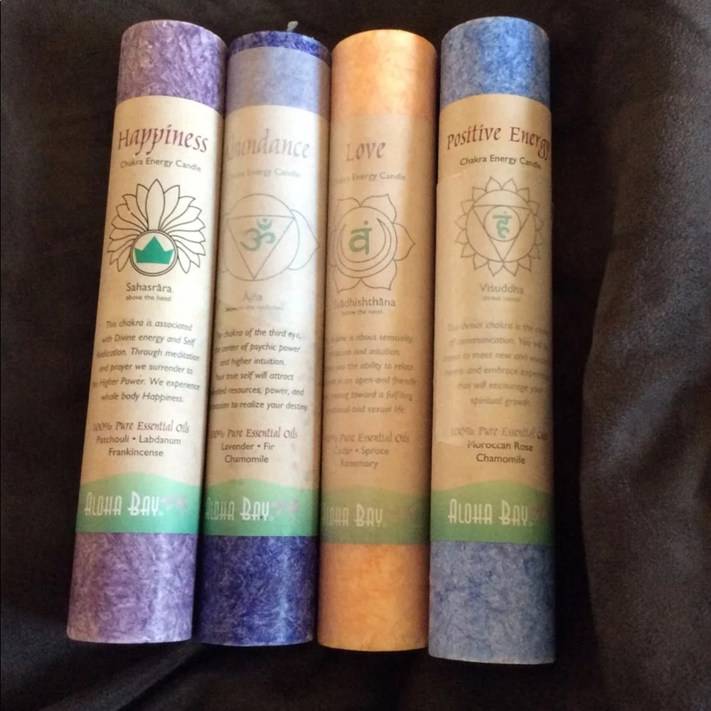 Aloha bay chakra energy candles